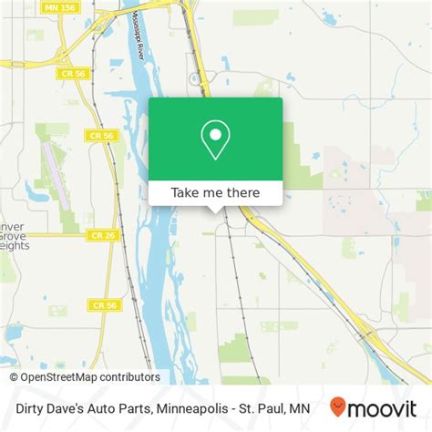 How to get to Dirty Dave's Auto Parts in St. Paul Park .